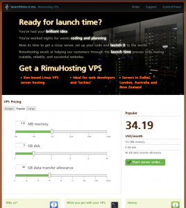 Launchtime VPS hosting
